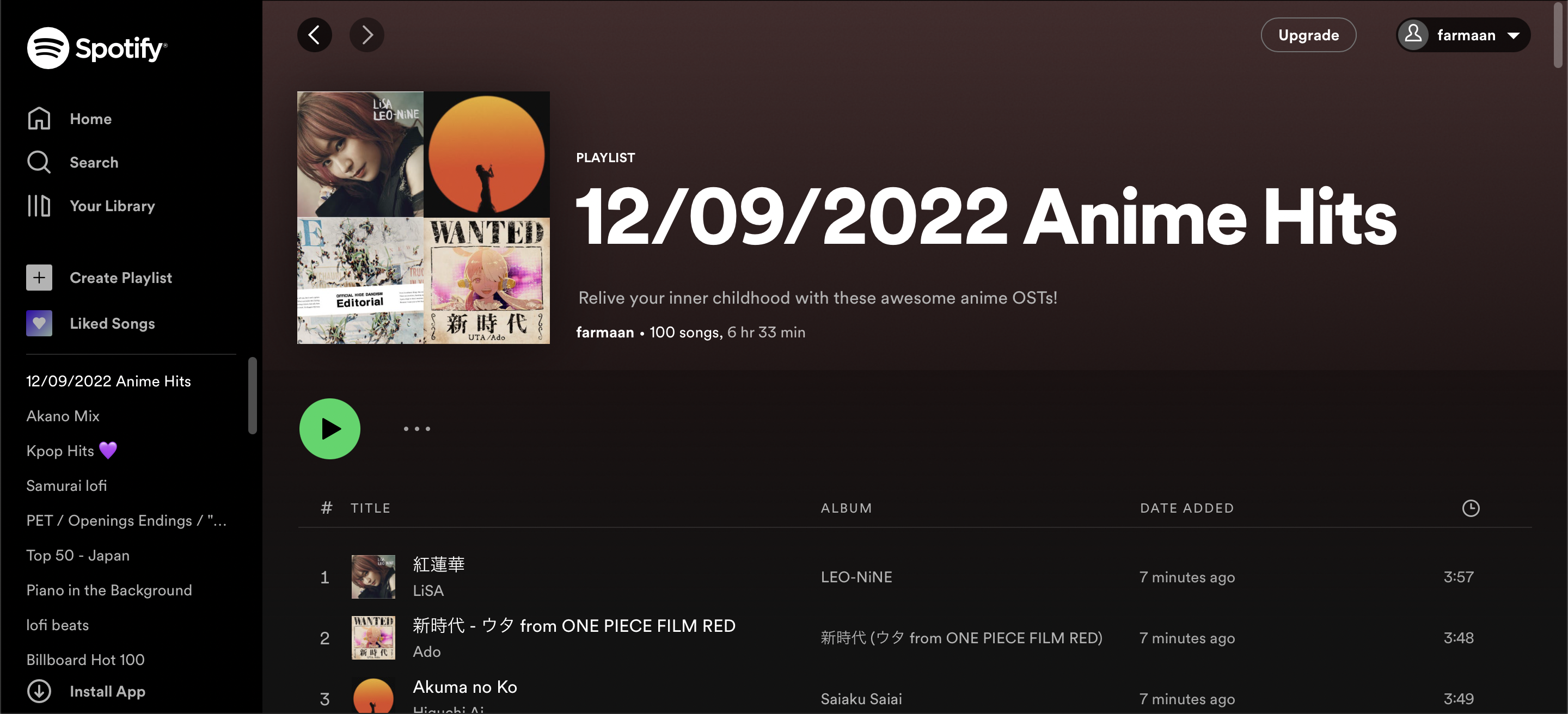 Spotify-Playlist-Automation